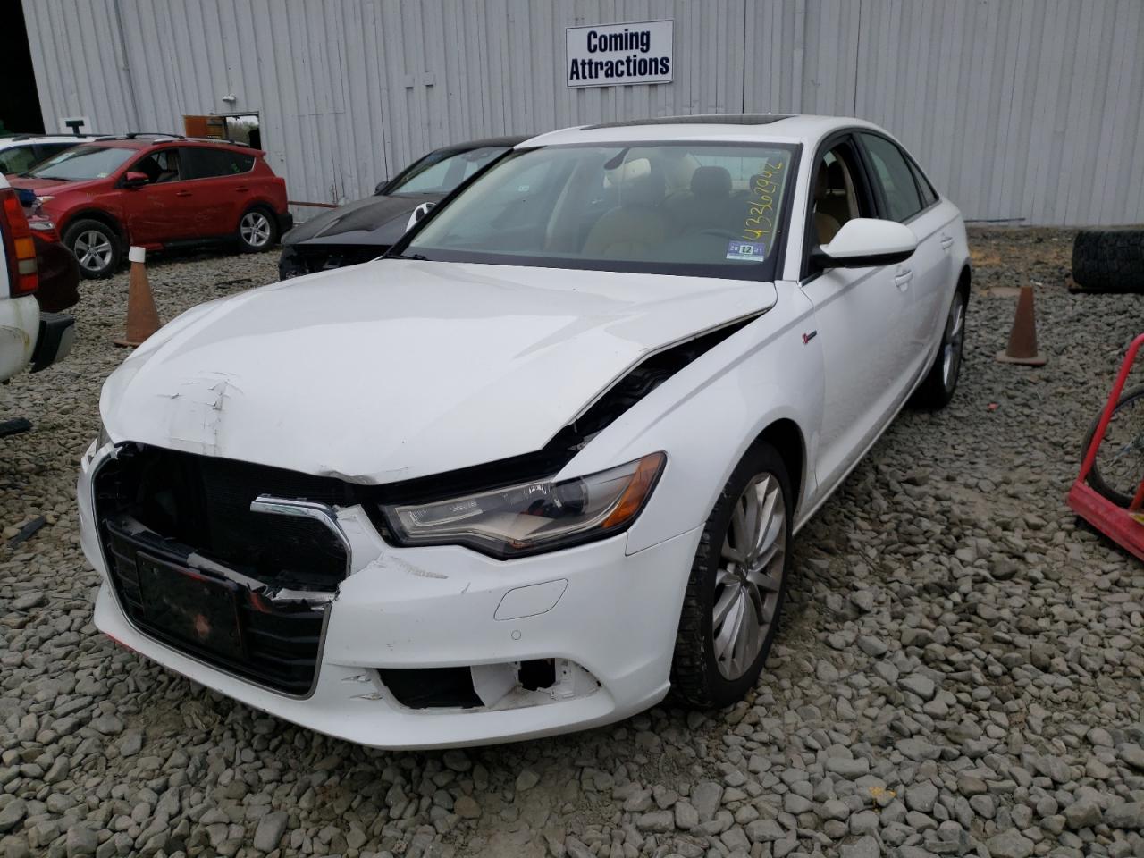 Photo 2 from auction – 2014 AUDI A6 PREMIUM with VIN WAUFGAFC3EN072718