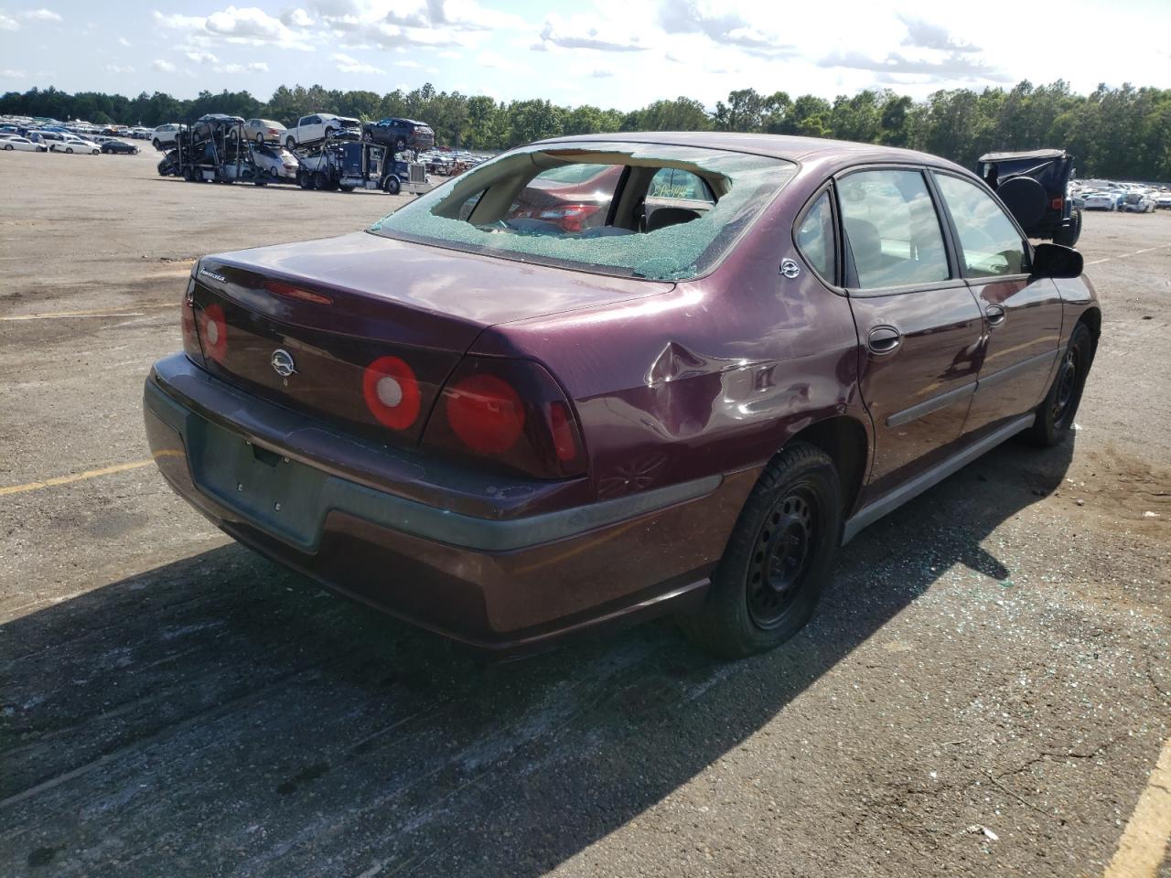 Photo 4 from auction – 2003 CHEVROLET IMPALA with VIN 2G1WF52E939314425