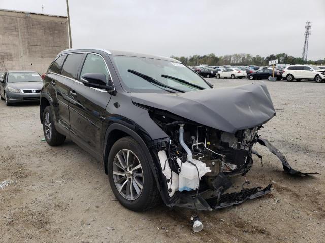 TOYOTA HIGHLANDER 2019 with VIN 5TDJZRFH5KS625912 - Photo from auction