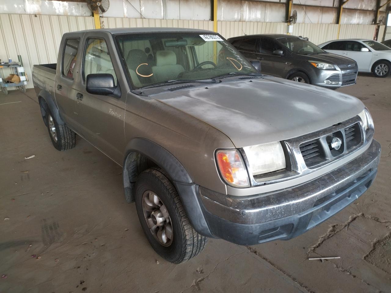 NISSAN FRONTIER C 2000 with VIN 1N6ED27T7YC318288 - Photo from auction