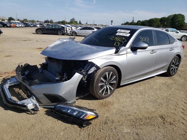 Photo 2 from auction – 2022 HONDA CIVIC EX with VIN JHMFE1F71NX009020