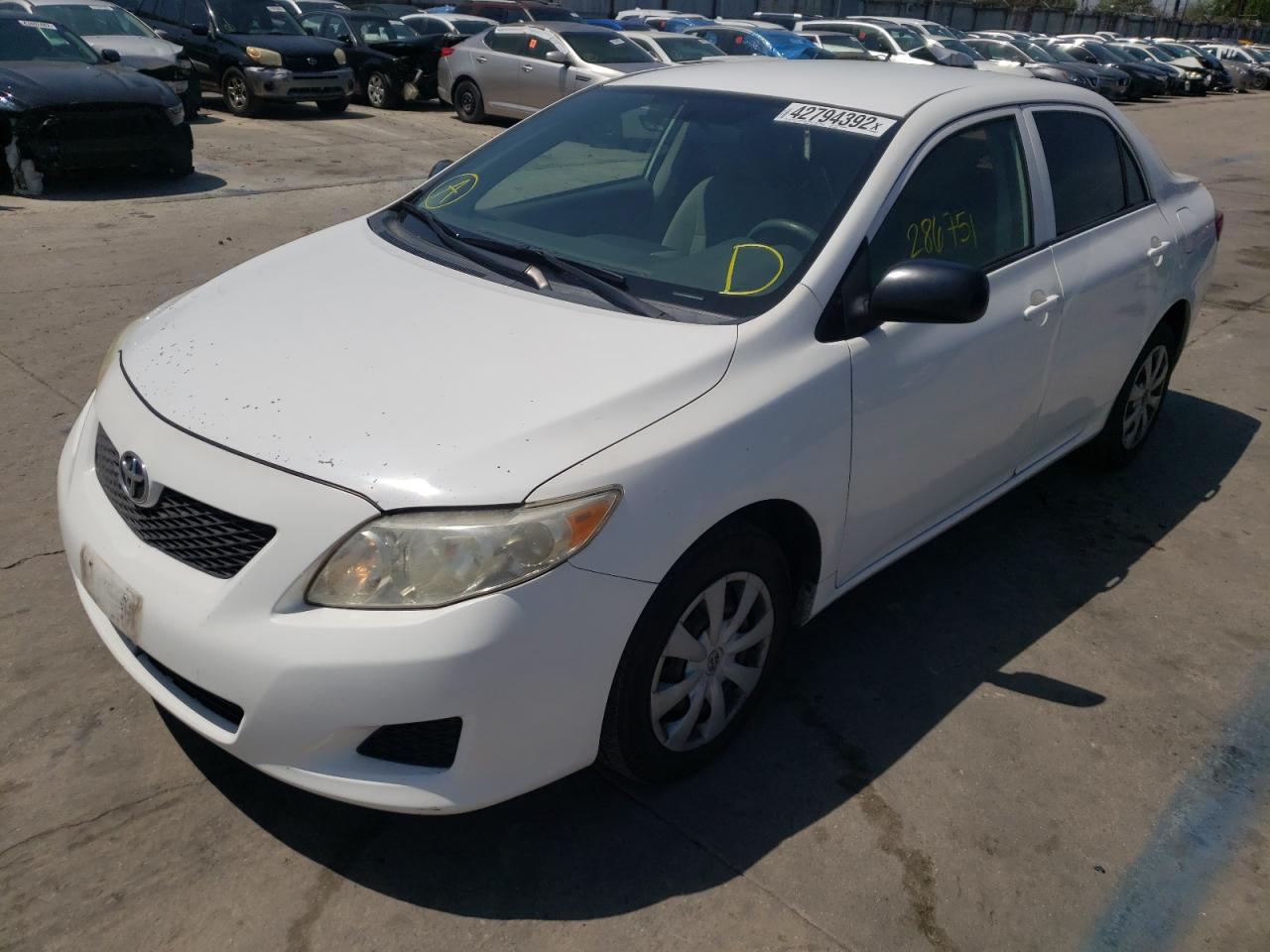 Photo 2 from auction – 2009 TOYOTA COROLLA BA with VIN 1NXBU40E09Z005166