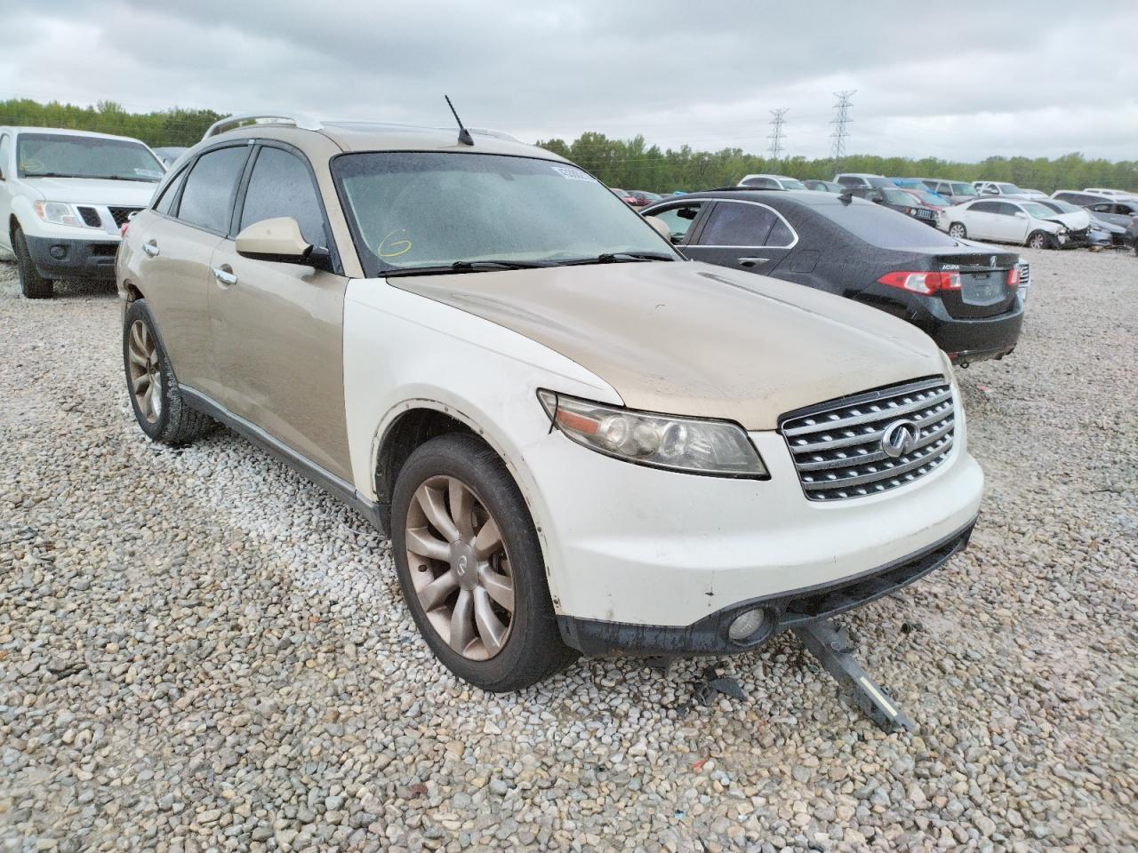 INFINITI FX35 2004 with VIN JNRAS08W04X211865 - Photo from auction