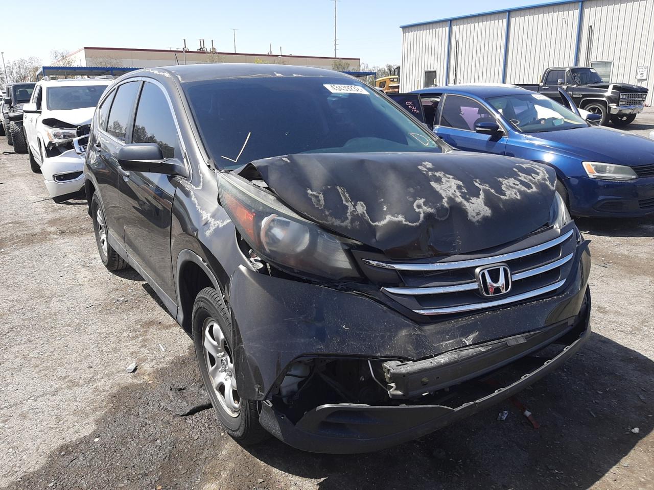 HONDA CR-V LX 2014 with VIN 5J6RM3H37EL013470 - Photo from auction
