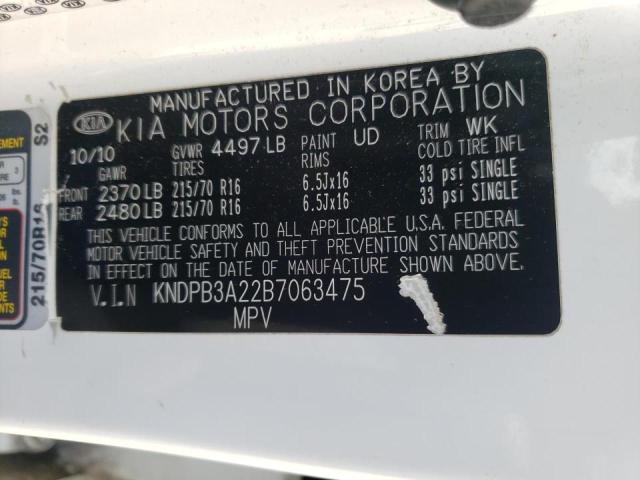 Photo 10 from auction – 2011 KIA SPORTAGE L with VIN KNDPB3A22B7063475