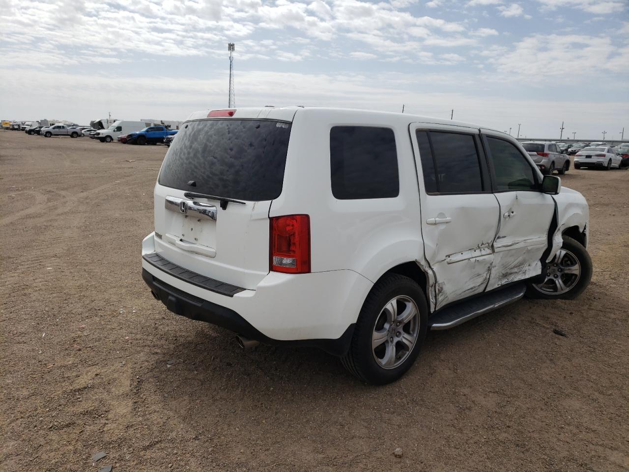 Photo 4 from auction – 2013 HONDA PILOT EXL with VIN 5FNYF3H59DB014960