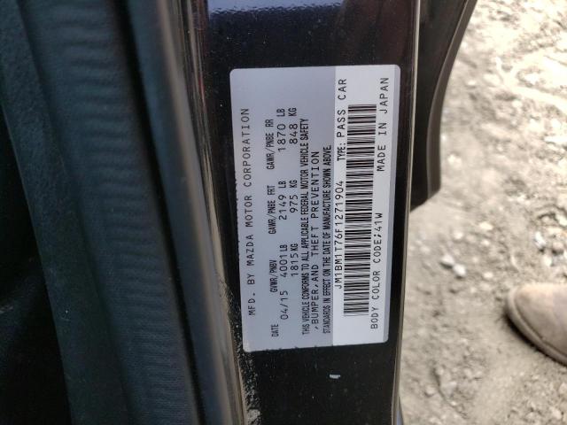 Photo 10 from auction – 2015 MAZDA 3 SV with VIN JM1BM1T76F1271904