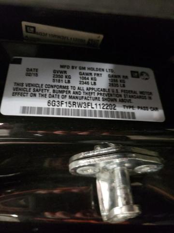 Photo 10 from auction – 2015 CHEVROLET SS with VIN 6G3F15RW3FL112202