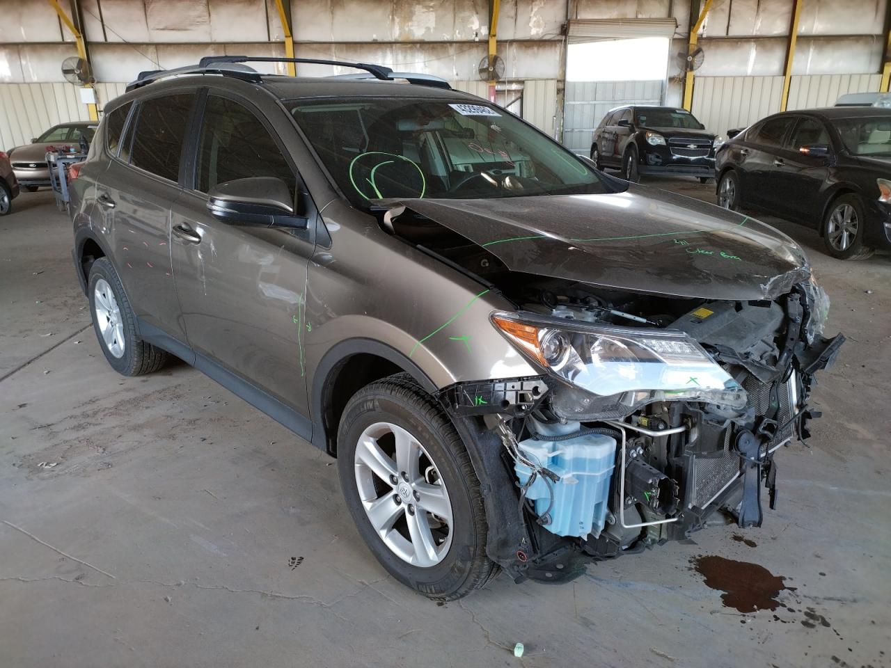 TOYOTA RAV4 XLE 2013 with VIN JTMRFREV5DD022248 - Photo from auction