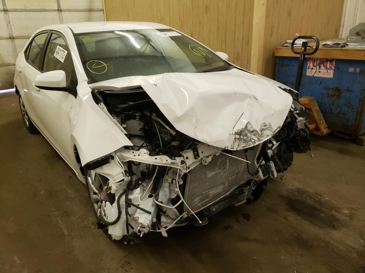 TOYOTA COROLLA L 2015 with VIN 2T1BURHE5FC412401 - Photo from auction