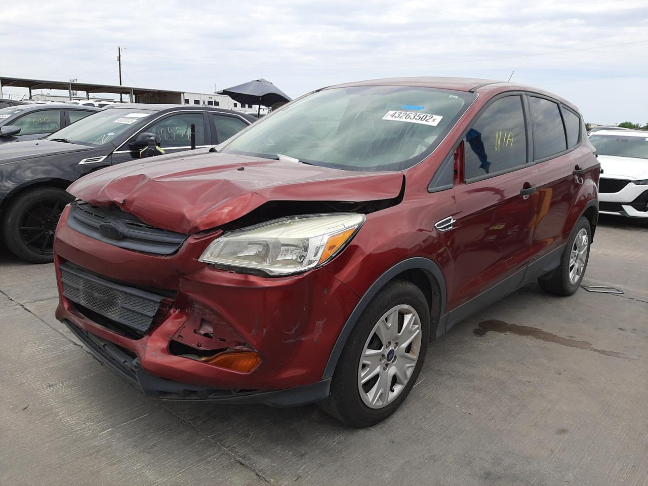 Photo 2 from auction – 2014 FORD ESCAPE S with VIN 1FMCU0F73EUD93767