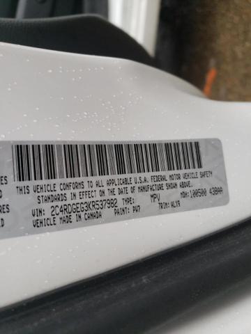 Photo 10 from auction – 2019 DODGE GRAND CARA with VIN 2C4RDGEG3KR537982