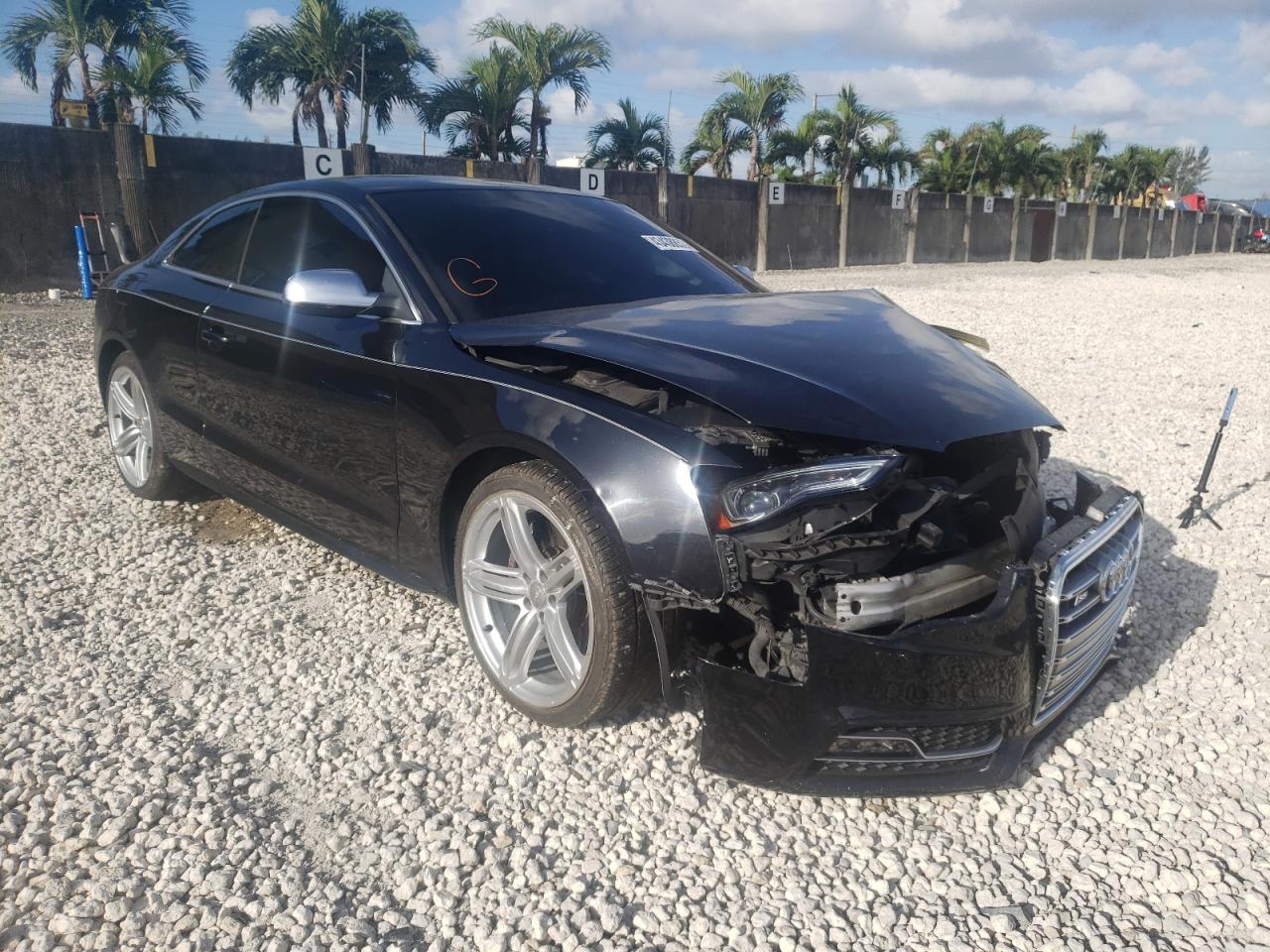 AUDI S5 PREMIUM 2013 with VIN WAUGGAFR6DA048007 - Photo from auction