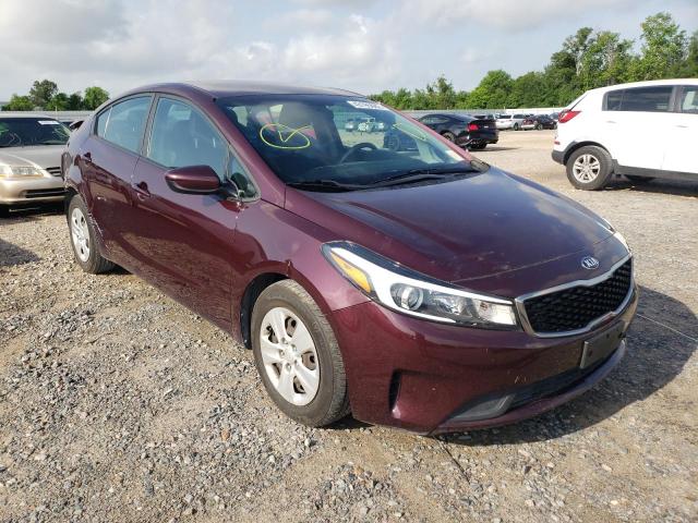 KIA FORTE LX 2017 with VIN 3KPFK4A72HE014802 - Photo from auction