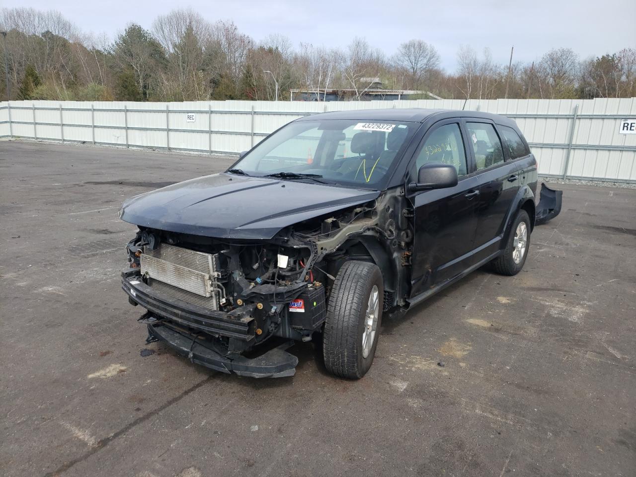 Photo 2 from auction – 2012 DODGE JOURNEY SE with VIN 3C4PDCAB9CT206882