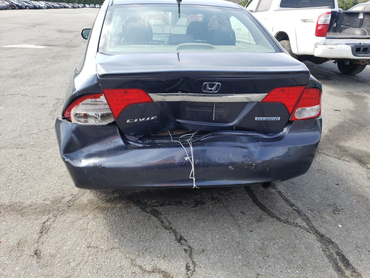 Photo 9 from auction – 2010 HONDA CIVIC HYBR with VIN JHMFA3F21AS004094