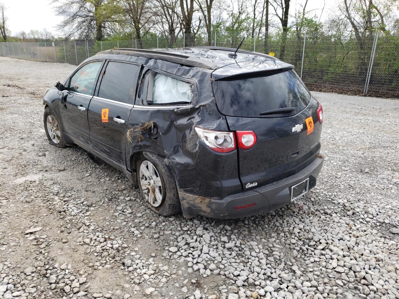 Photo 3 from auction – 2011 CHEVROLET TRAVERSE L with VIN 1GNKRGED8BJ122905