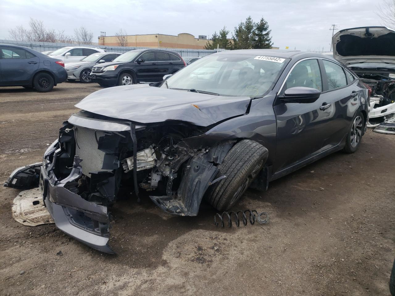 Photo 2 from auction – 2018 HONDA CIVIC EX with VIN 2HGFC2F84JH011849