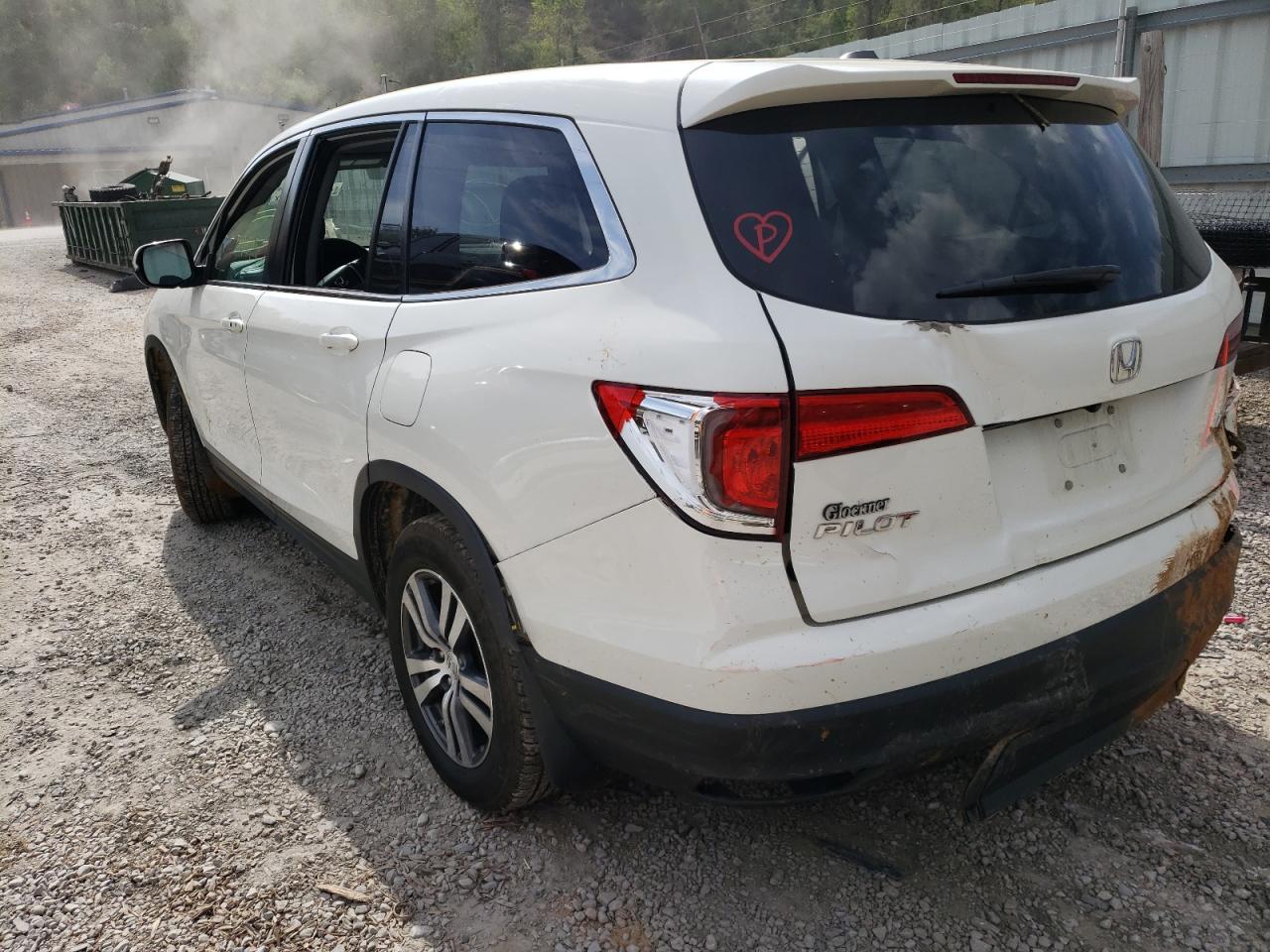 Photo 3 from auction – 2017 HONDA PILOT EX with VIN 5FNYF6H42HB105258