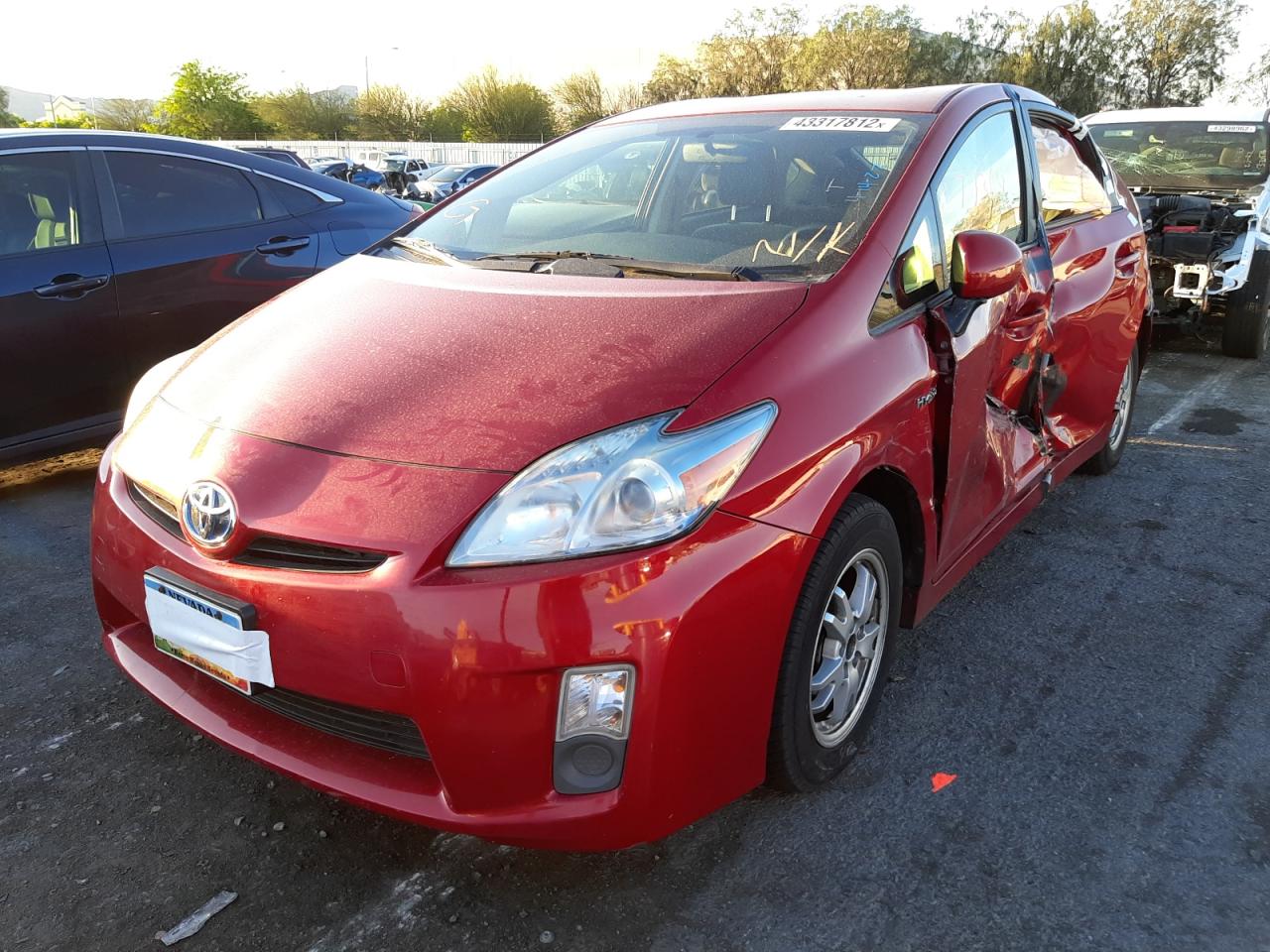 Photo 2 from auction – 2010 TOYOTA PRIUS with VIN JTDKN3DU3A0171318