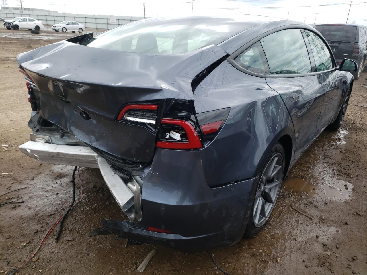 Photo 4 from auction – 2021 TESLA MODEL 3 with VIN 5YJ3E1EA9MF906113