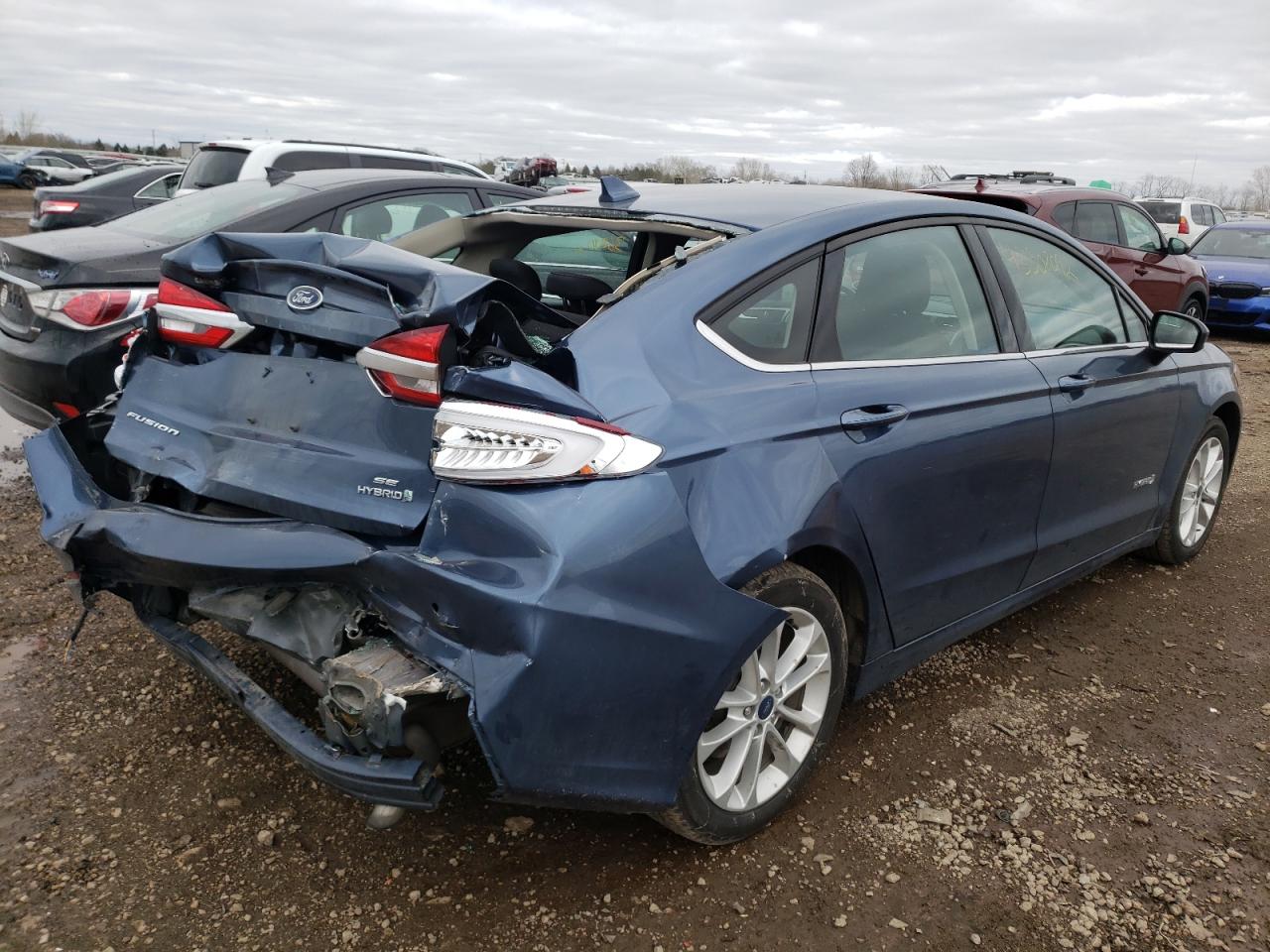 Photo 4 from auction – 2019 FORD FUSION SE with VIN 3FA6P0LU2KR197864