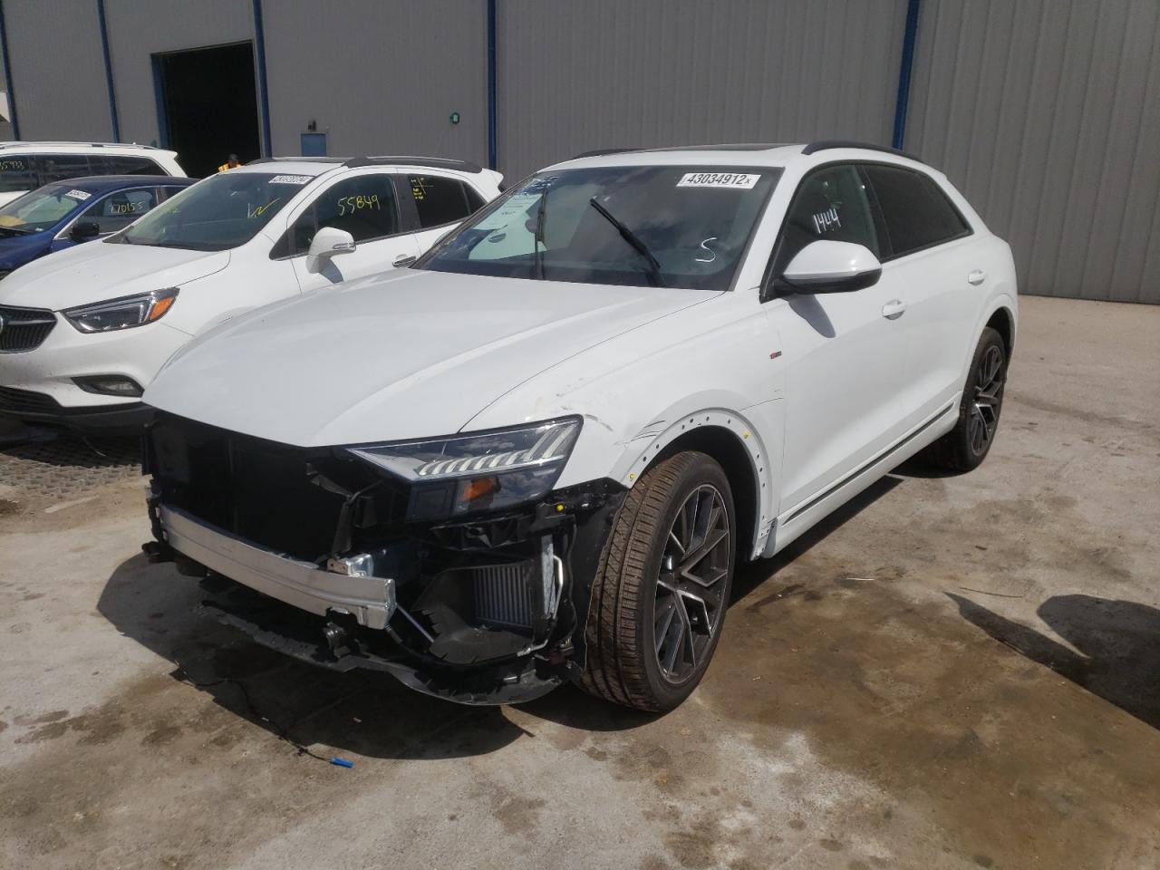 Photo 2 from auction – 2022 AUDI Q8 with VIN WA1EVBF13ND008008