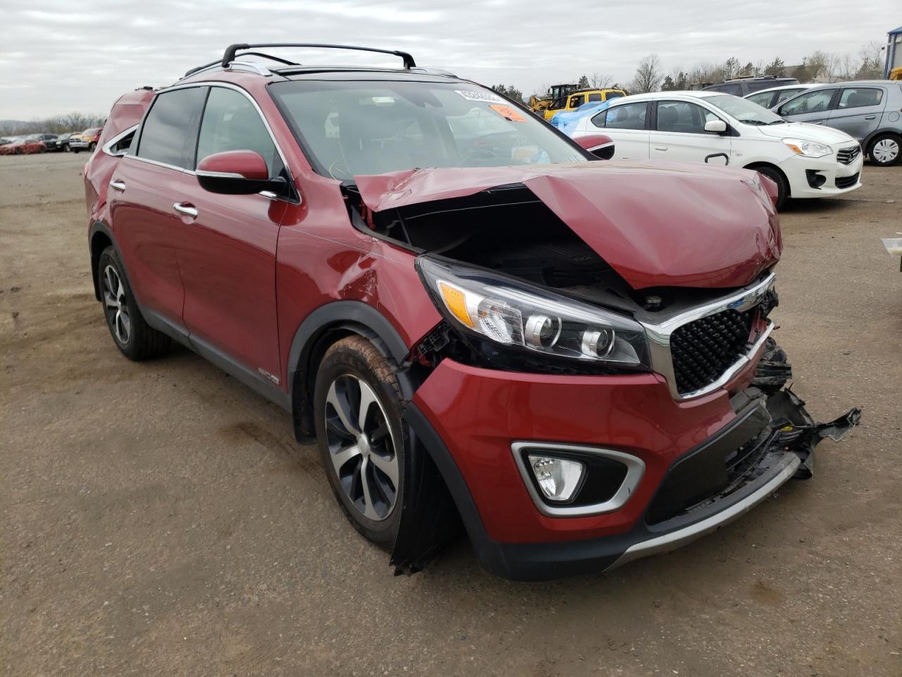 Photo 1 from auction – 2018 KIA SORENTO EX with VIN 5XYPHDA51JG357126