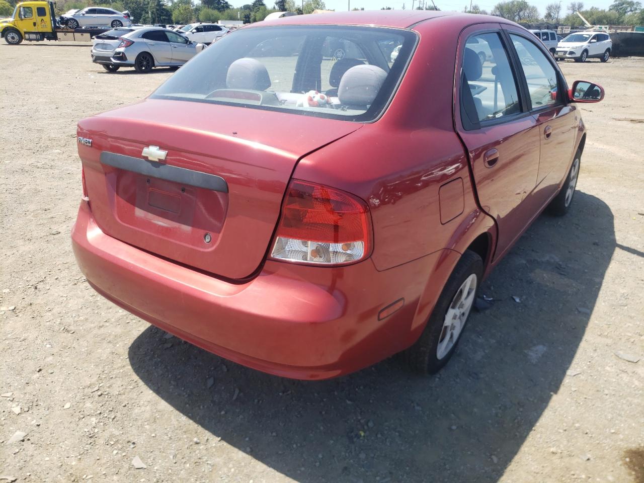 Photo 4 from auction – 2005 CHEVROLET AVEO BASE with VIN KL1TD52675B321973