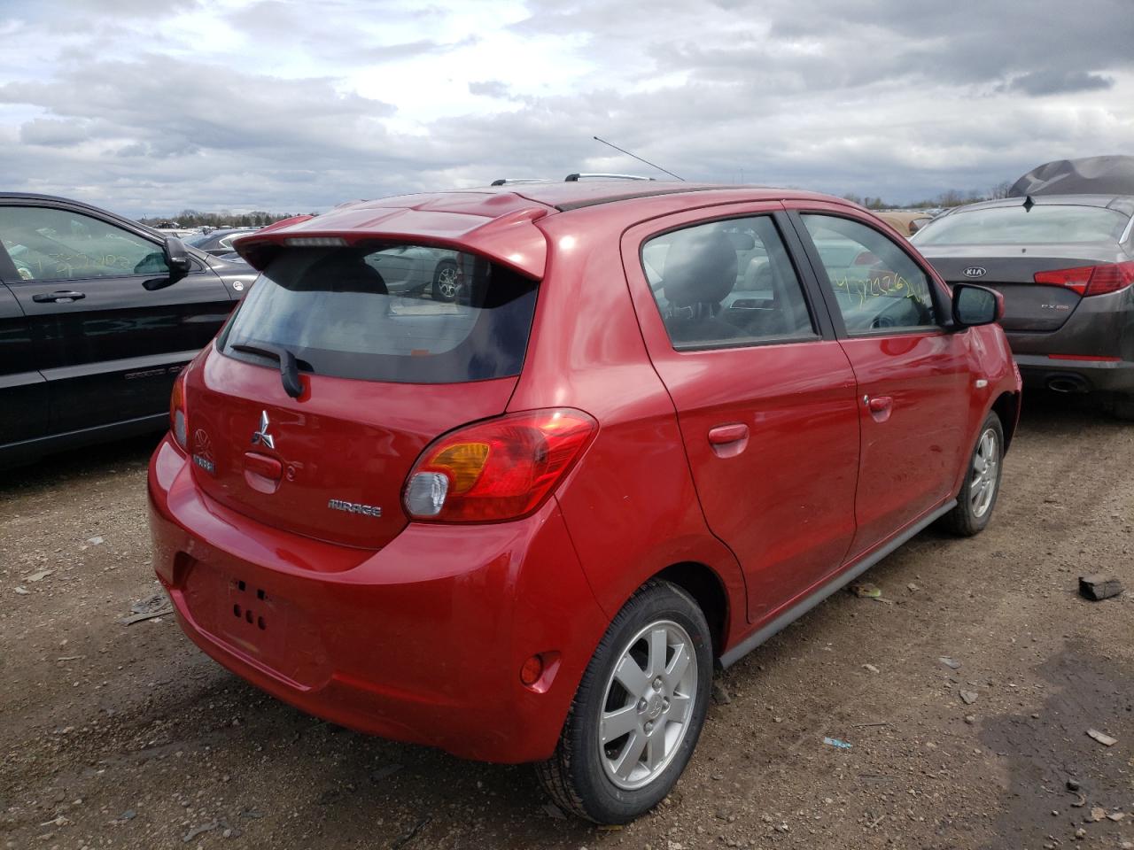Photo 4 from auction – 2014 MITSUBISHI MIRAGE ES with VIN ML32A4HJ9EH020172