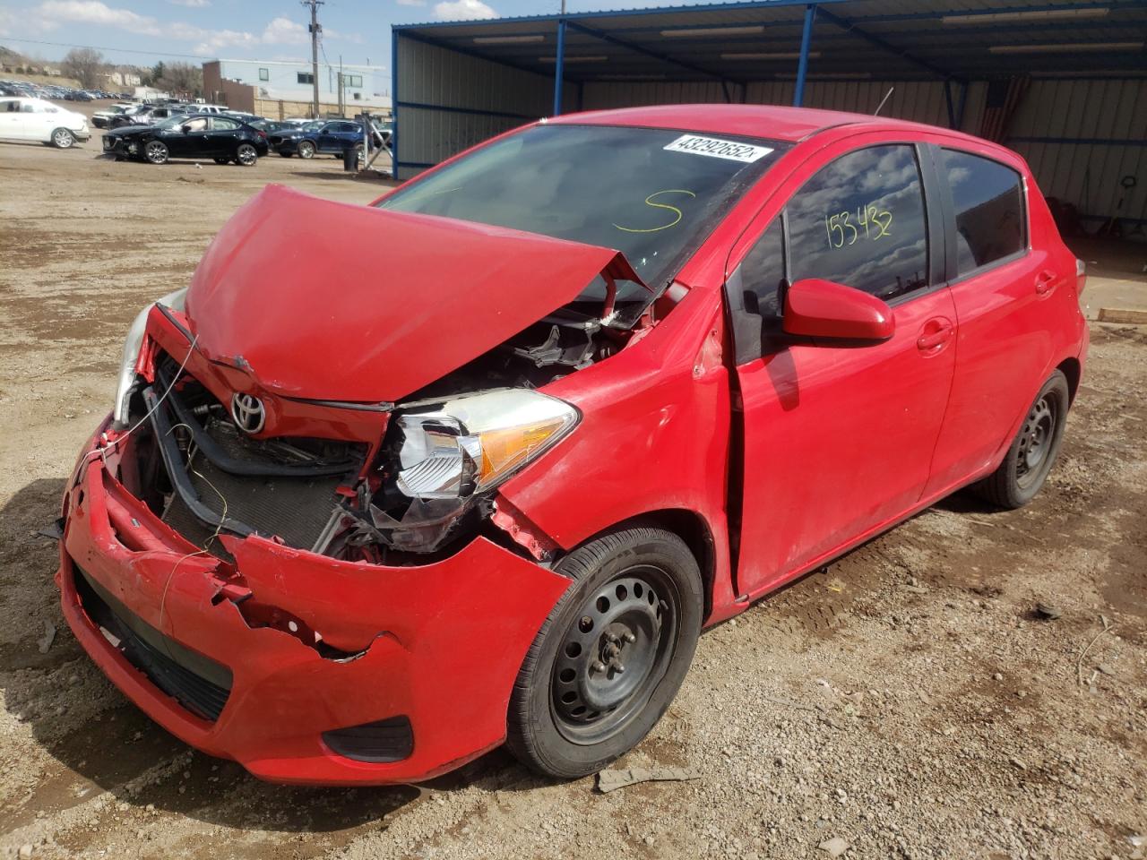 Photo 2 from auction – 2012 TOYOTA YARIS with VIN JTDKTUD34CD528729