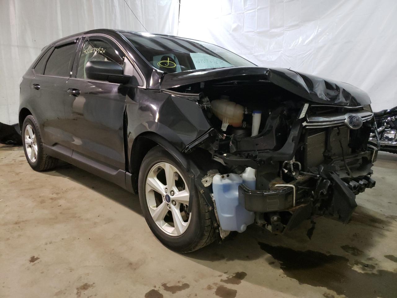 FORD EDGE SE 2015 with VIN 2FMTK4G87FBB75813 - Photo from auction