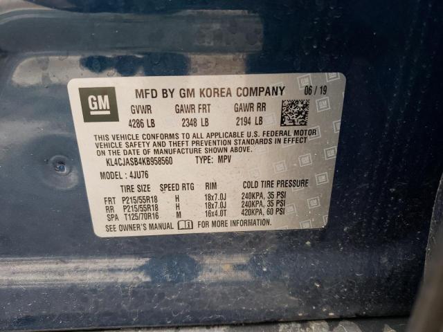Photo 10 from auction – 2019 BUICK ENCORE PRE with VIN KL4CJASB4KB958560