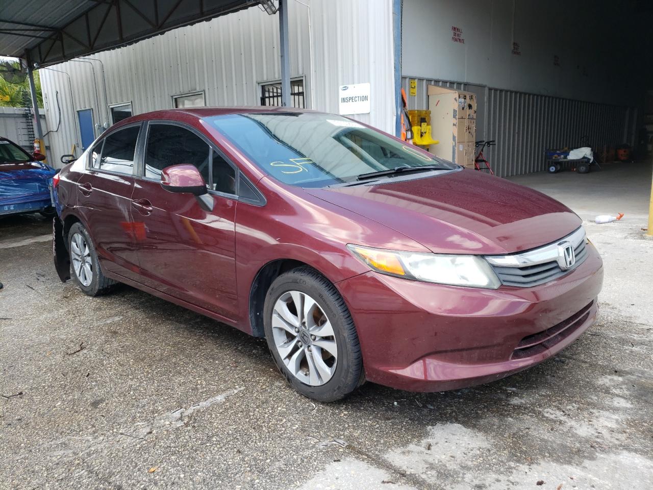 Photo 1 from auction – 2012 HONDA CIVIC LX with VIN 2HGFB2F58CH600771