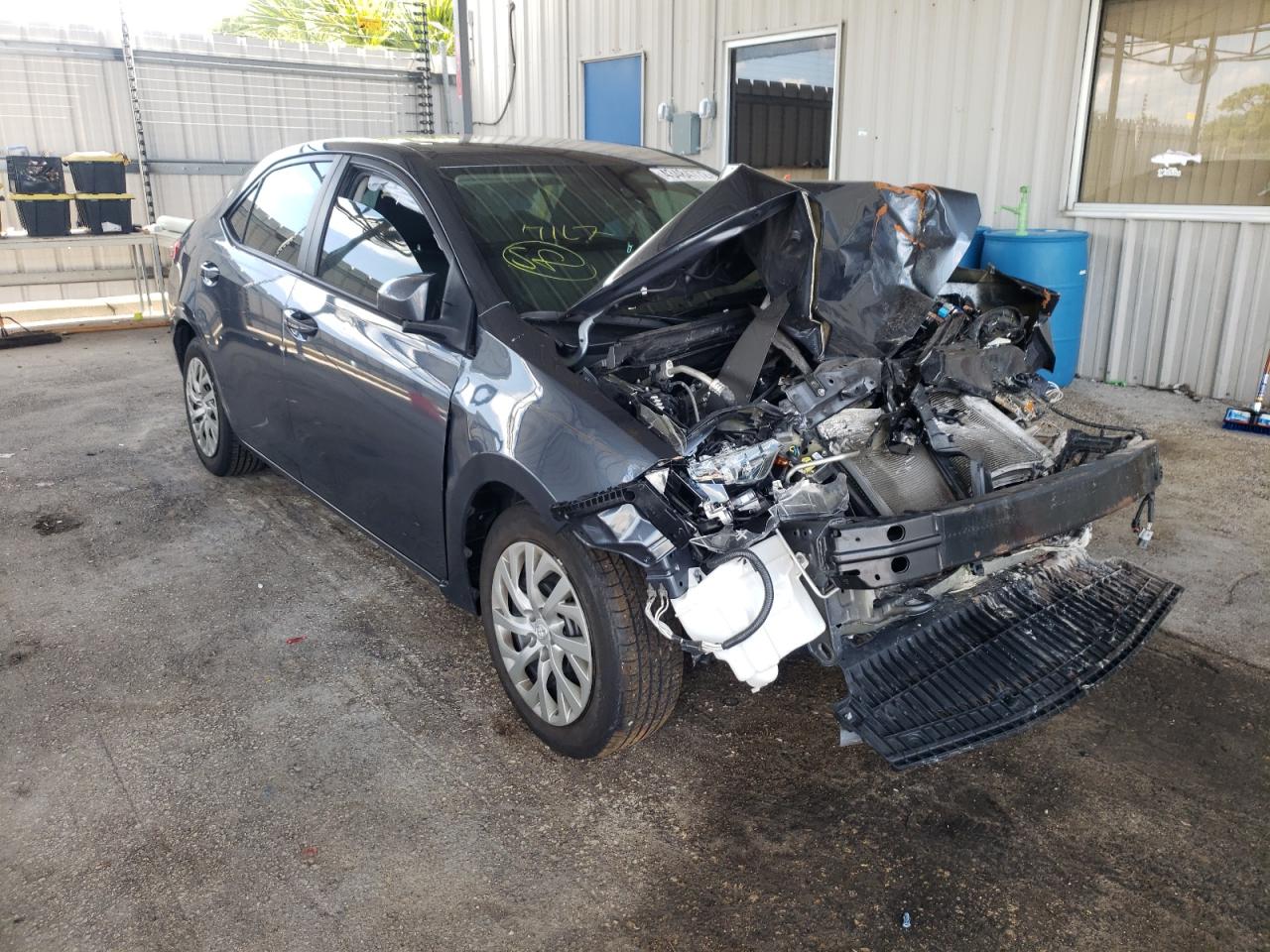 TOYOTA COROLLA L 2019 with VIN 2T1BURHE6KC156893 - Photo from auction