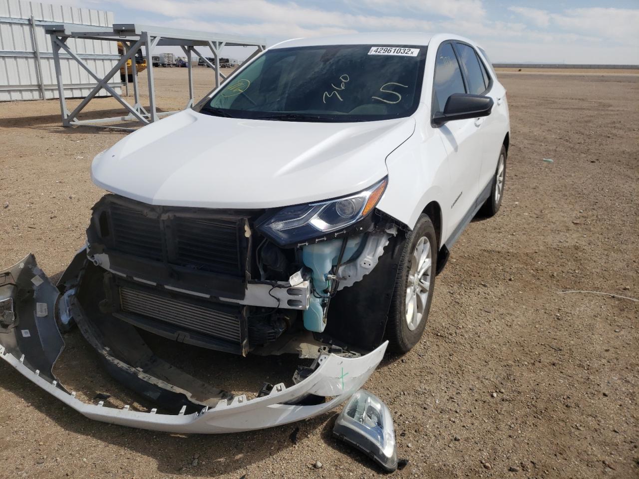 Photo 2 from auction – 2018 CHEVROLET EQUINOX LS with VIN 2GNAXHEV7J6285458