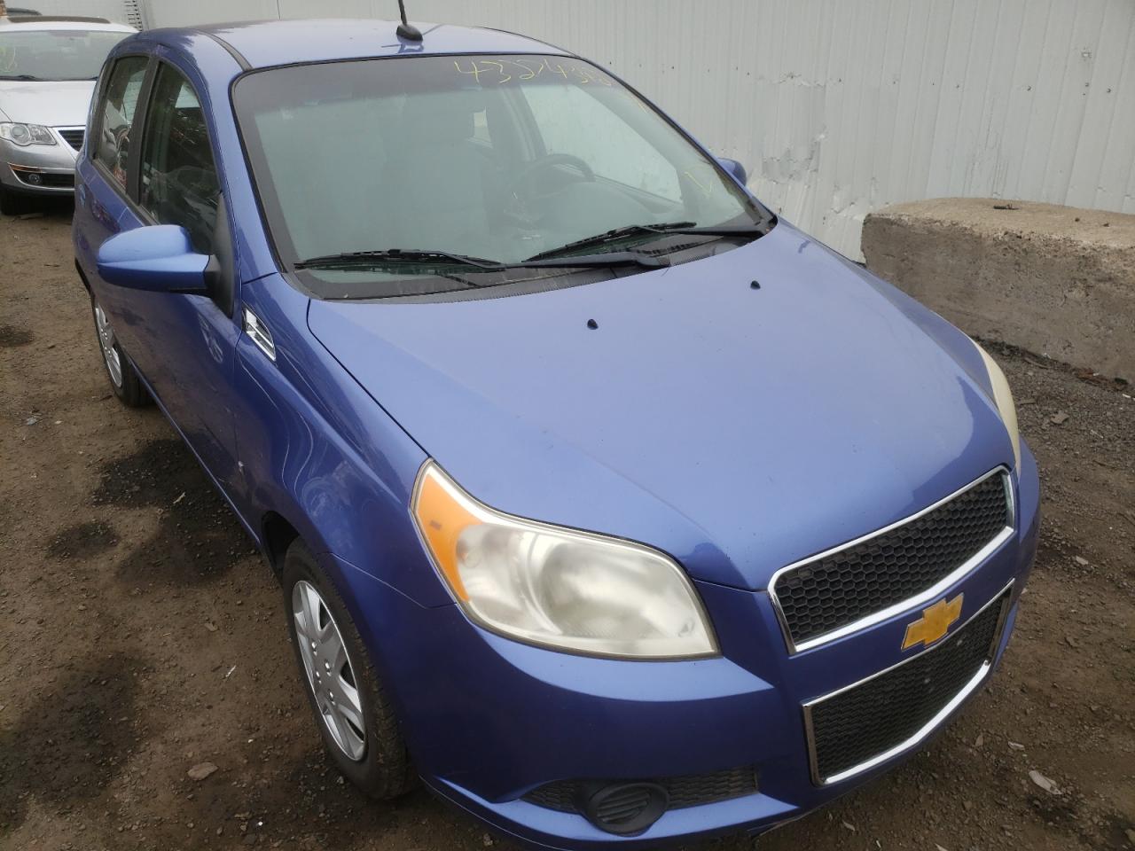 CHEVROLET AVEO LS 2009 with VIN KL1TD66E59B314307 - Photo from auction