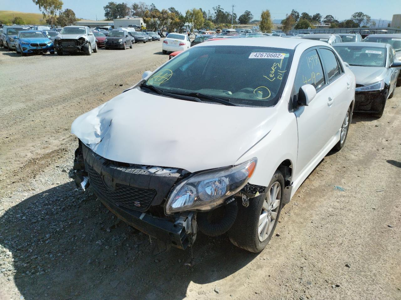 Photo 2 from auction – 2009 TOYOTA COROLLA BA with VIN 1NXBU40E19Z037642