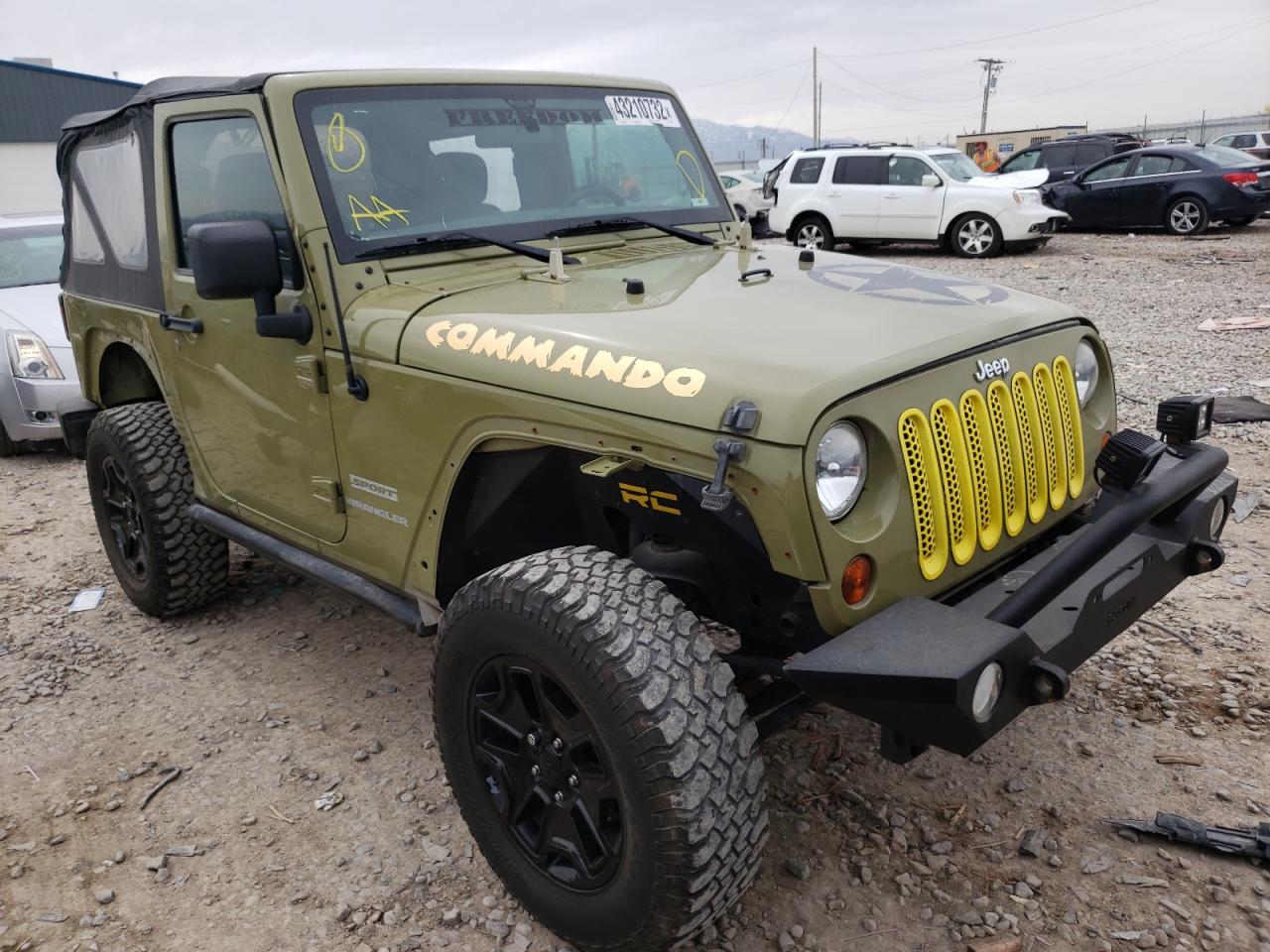 JEEP WRANGLER S 2013 with VIN 1C4AJWAG4DL560639 - Photo from auction