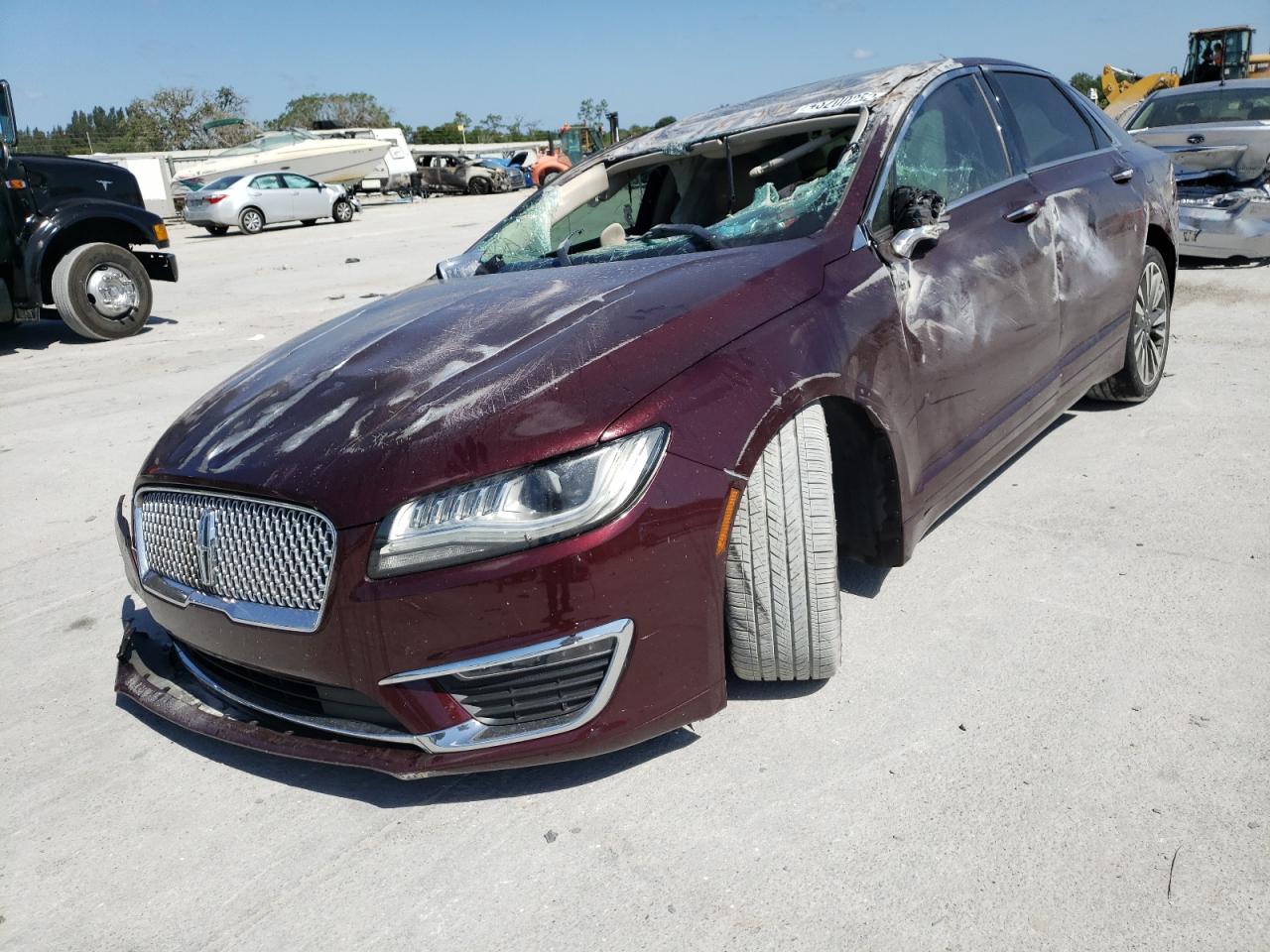 Photo 2 from auction – 2017 LINCOLN MKZ RESERV with VIN 3LN6L5E92HR644094