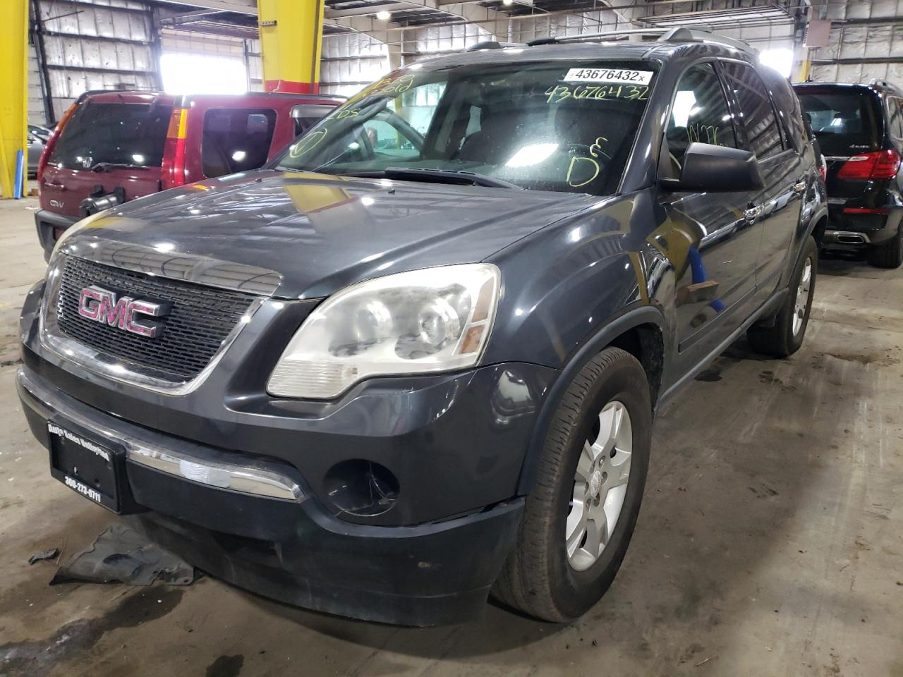 Photo 2 from auction – 2011 GMC ACADIA SLE with VIN 1GKKRNED4BJ387127