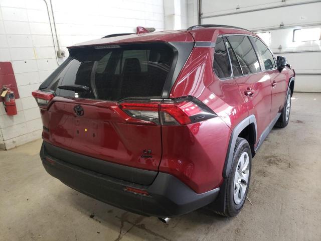Photo 4 from auction – 2021 TOYOTA RAV4 LE with VIN 2T3F1RFV2MW187564
