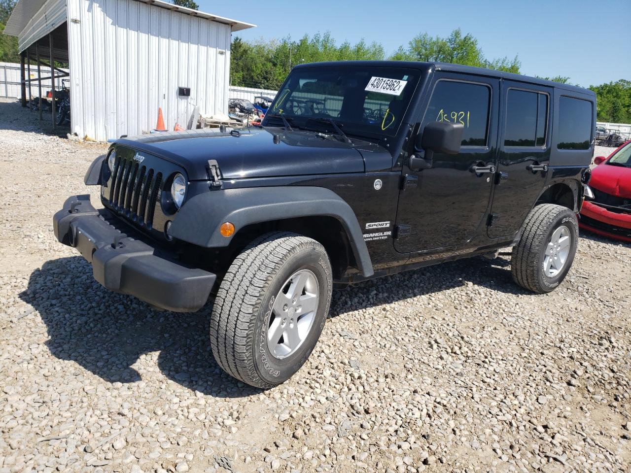 Photo 2 from auction – 2016 JEEP WRANGLER U with VIN 1C4HJWDG5GL330459