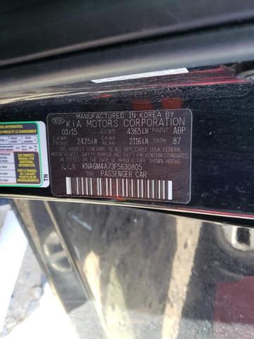 Photo 10 from auction – 2015 KIA OPTIMA LX with VIN KNAGM4A73F5630805