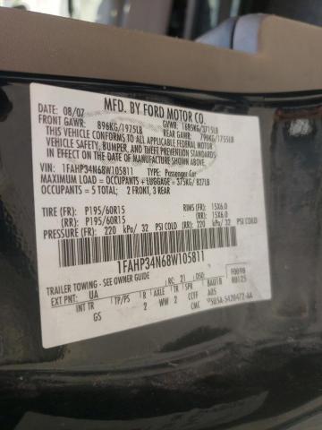 Photo 10 from auction – 2008 FORD FOCUS S/SE with VIN 1FAHP34N68W105811