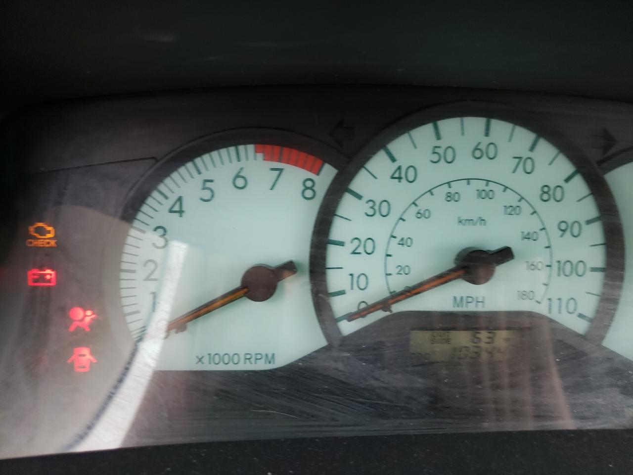 Photo 9 from auction – 2003 TOYOTA COROLLA CE with VIN JTDBR32E430032785