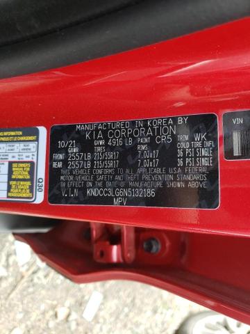 Photo 10 from auction – 2022 KIA NIRO EX with VIN KNDCC3LG6N5132186