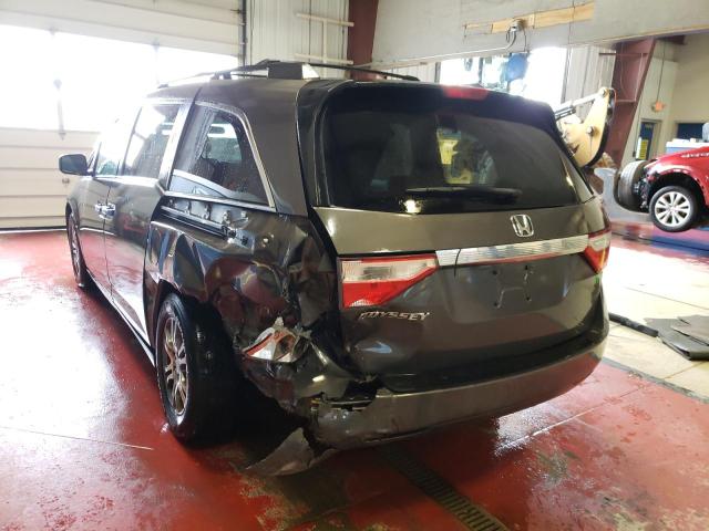 Photo 3 from auction – 2011 HONDA ODYSSEY EX with VIN 5FNRL5H46BB100272