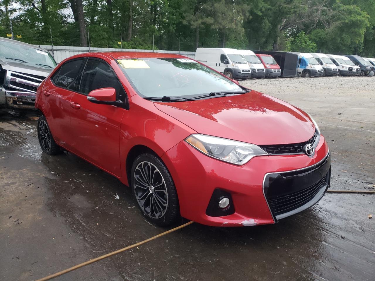 TOYOTA COROLLA L 2015 with VIN 5YFBURHE8FP298488 - Photo from auction