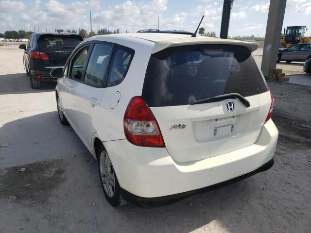 Photo 3 from auction – 2007 HONDA FIT S with VIN JHMGD38637S024092